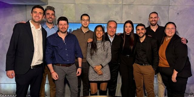 Equipo de Rava Bursátil en el estudio