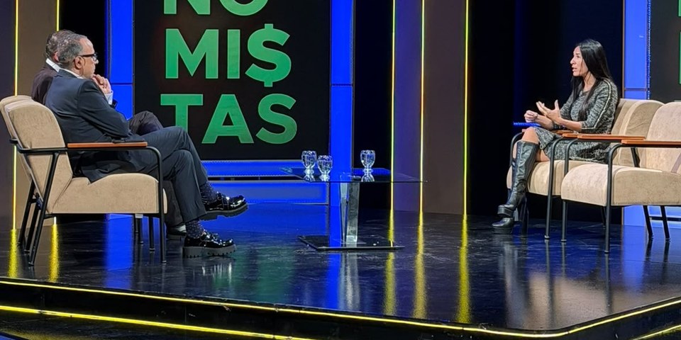 Soledad López entrevistada en el programa Economistas